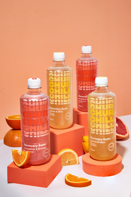 CHURCHILL - Lemon & Mint (12x) + Grapefruit & Orange (12x)