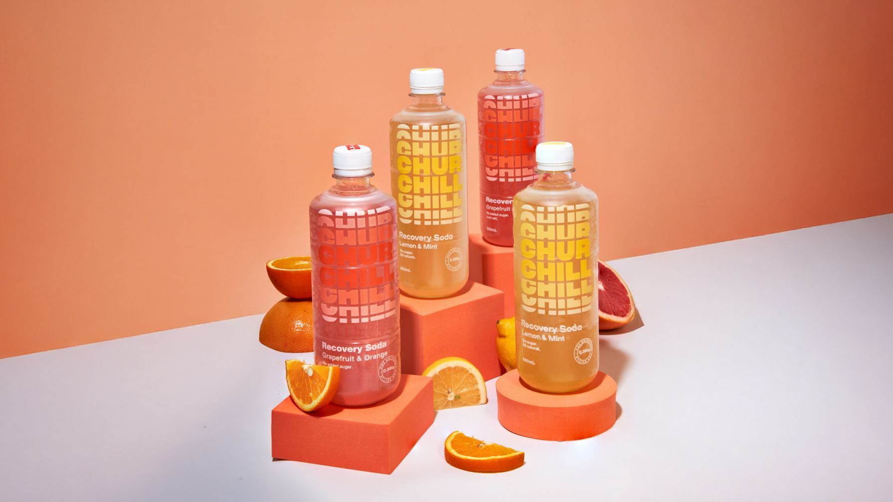 CHURCHILL - Lemon & Mint (12x) + Grapefruit & Orange (12x)